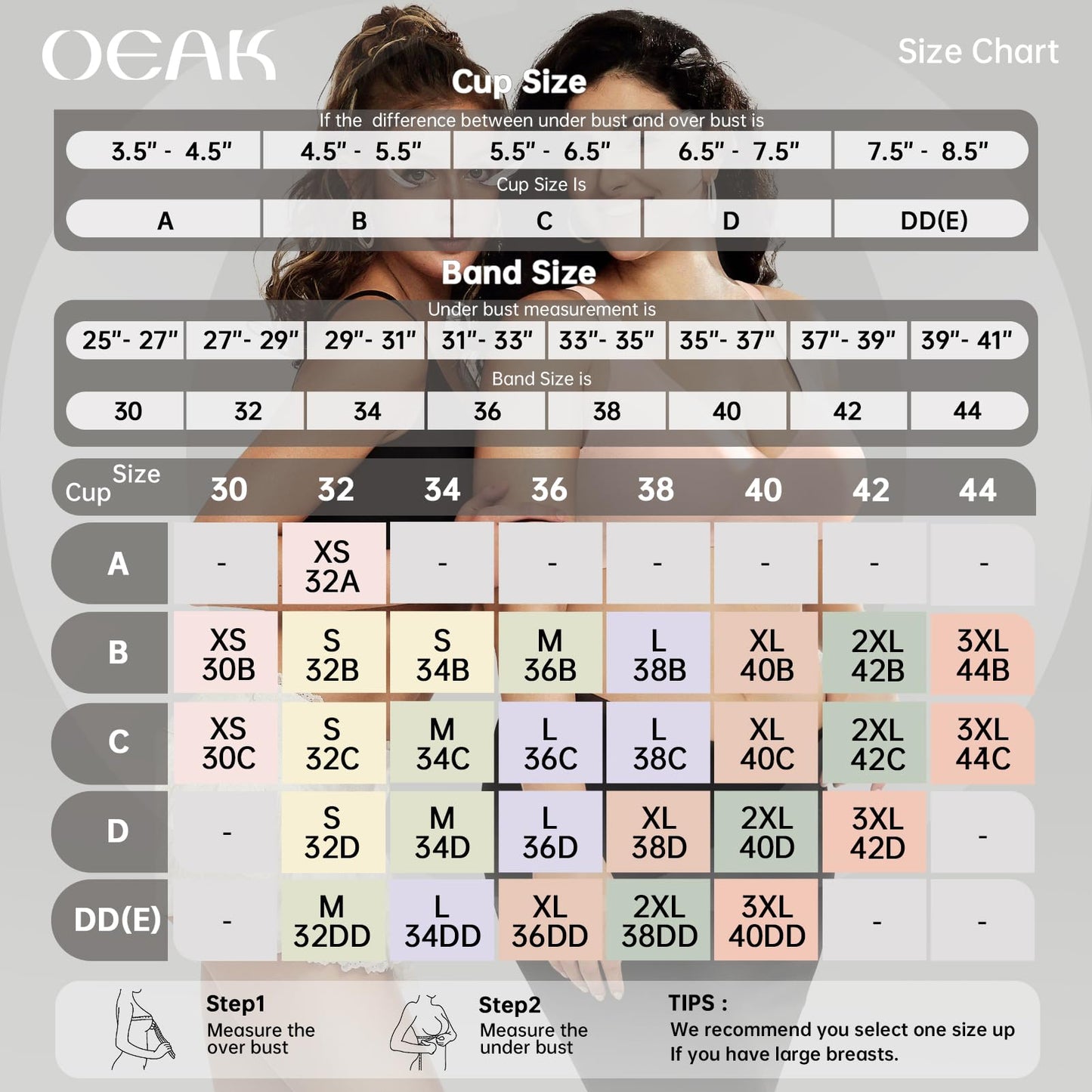 OEAK Womens Deep V Bras Wireless Comfortable Bra Supportive No Underwire Bras Tshirt Push Up Bralettes Plunge Seamless Bra Nude L