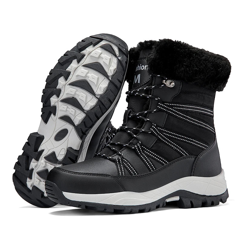 Winter Snow Boots Cotton Shoes Waterproof forWomen Outdoor.