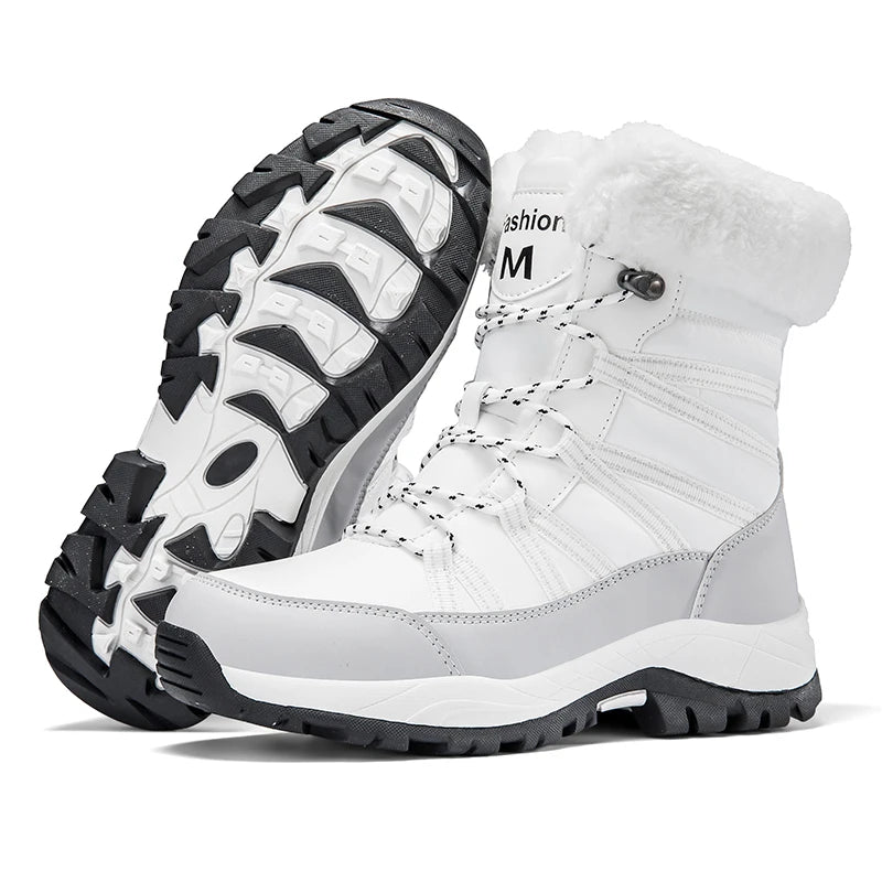 Winter Snow Boots Cotton Shoes Waterproof forWomen Outdoor.