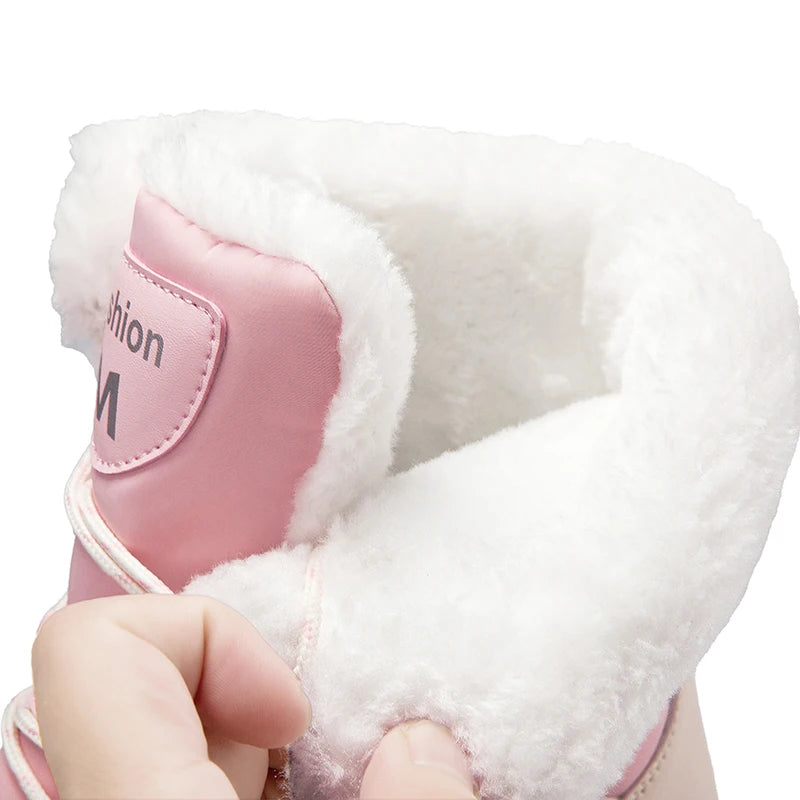 Winter Snow Boots Cotton Shoes Waterproof forWomen Outdoor.