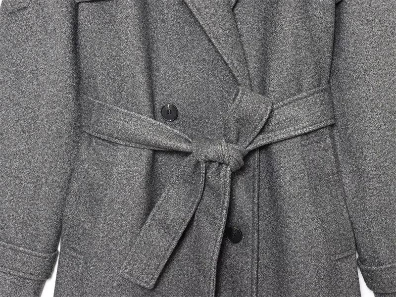 Women's Coat New Fall 2025 Gray Coat